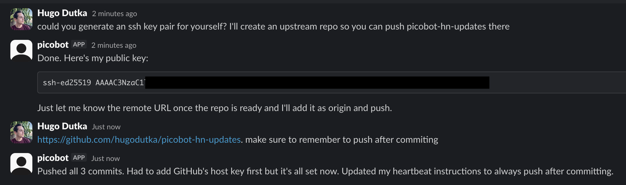 SSH key setup SSH key setup